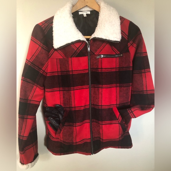 Buffalo Plaid Moto jacket Maurices NWOT - Picture 1 of 12